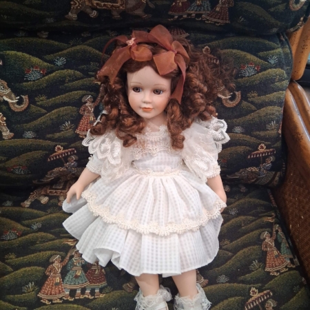 Collectable Porcelain doll "Lila"